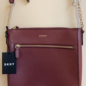 **NWT**DKNY Leather Crossbody bag